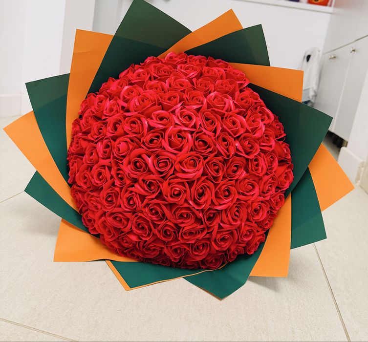 Buchet trandafiri sapun