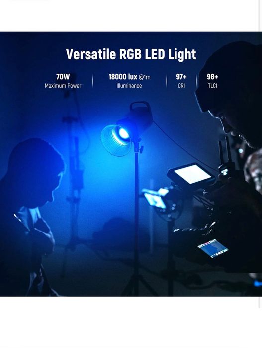 Pro. RGB. Cb60. Диодно Осветление. Постоянно осветление. Видео. Фото.