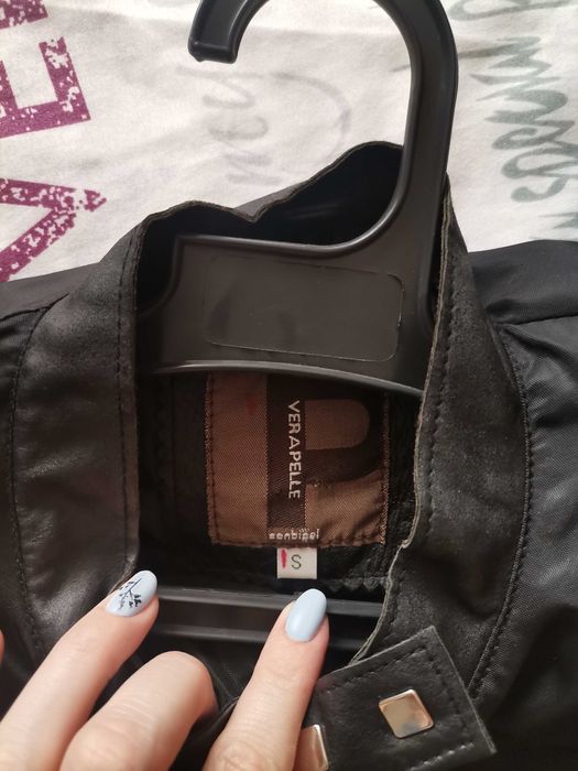 Дамско черно яке Vera Pelle