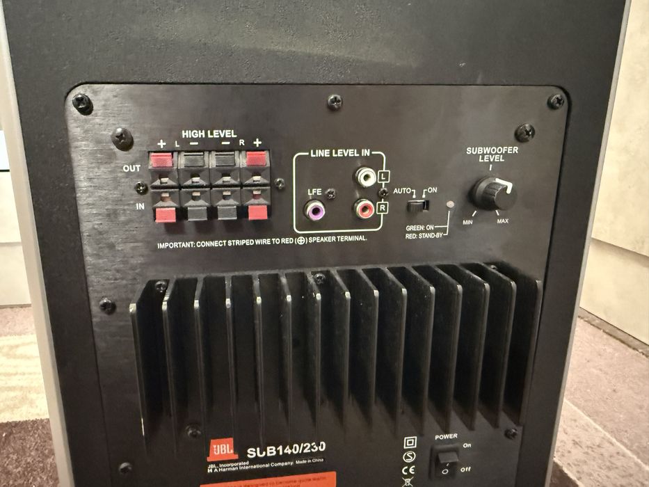 JBL SUB-140/230 8” Subwoofer