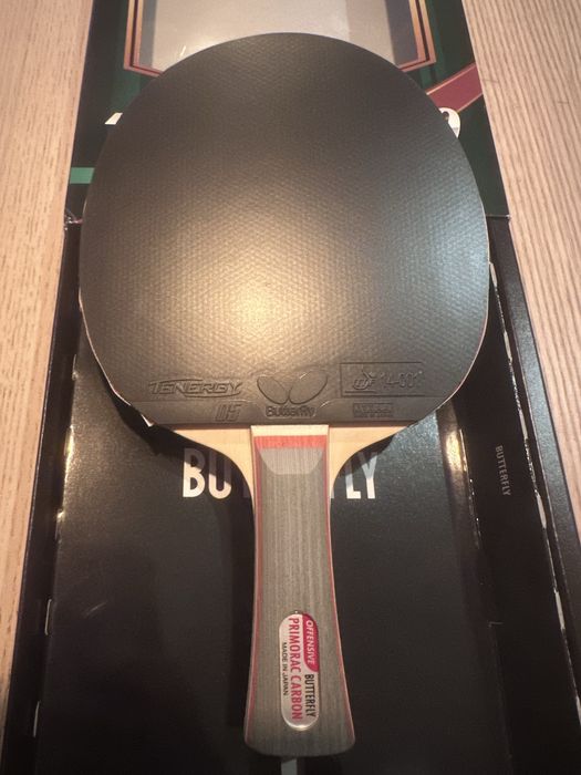 Paleta Butterfly Primorac Carbon Tamca 5000 + Tenergy 05 si 05 Hard