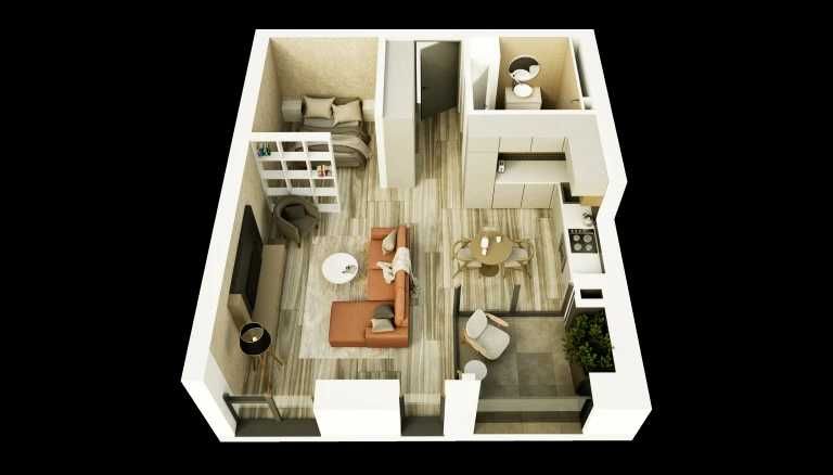 Studio dublu Nord One Brediceanu