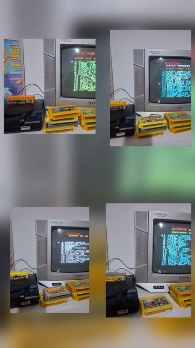 Lot 8casete galbene si o placuta pt. console Terminator famiclone