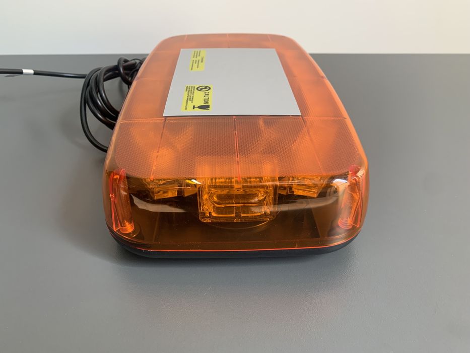 Rampa girofar LED galbena 30 LED-uri stroboscopice, 12V/24V