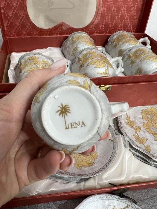 Set de 6 cesti de portelan pt cafea