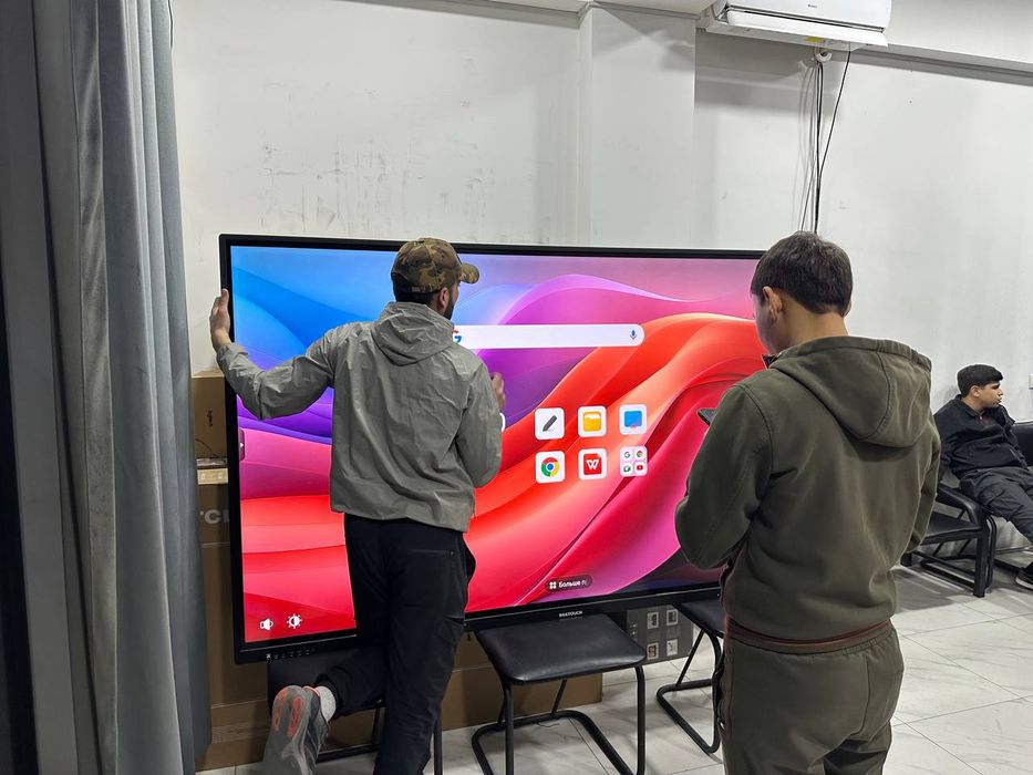 Интерактивная сенсорная панель 65"75"86"98 4K UHD – Новый