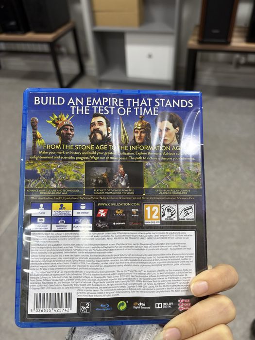 Диск CIVILIZATION 6 на PS 4 в хорошем состоянии
