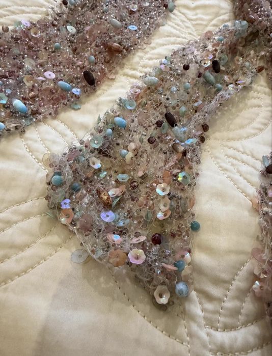 Шарфик из бисера