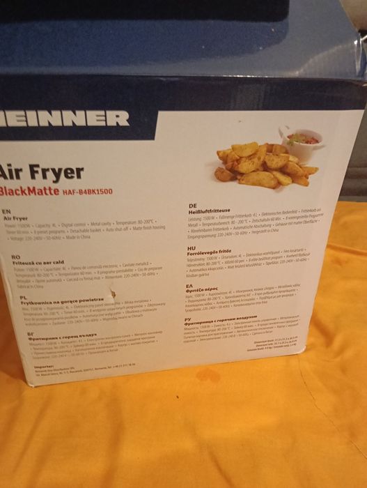 Air Fryer Heinner in stare bună. La 50 lei. Fix.