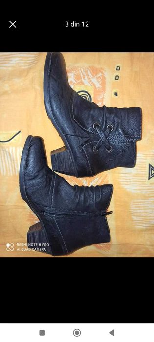 Botine/ Ghete Rieker imitație piele mărime 36