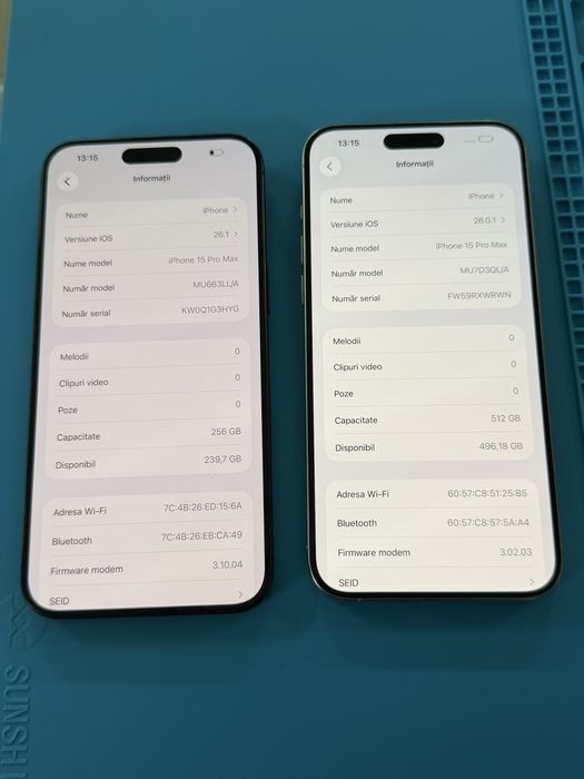 iPhone 15 pro Max Pret 2750 lei