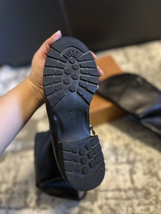 Теплые сапоги с мехом 38 размер