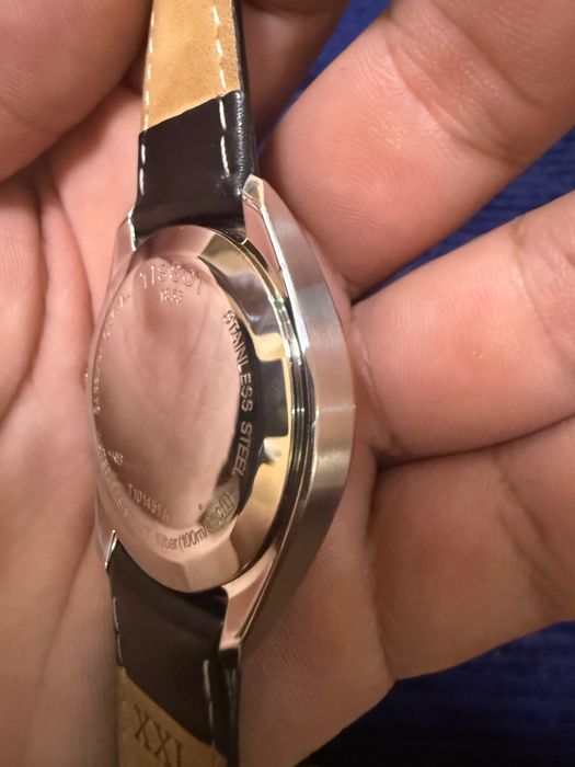 TISSOT PR100 Silver Dial Men's Brown T101451A