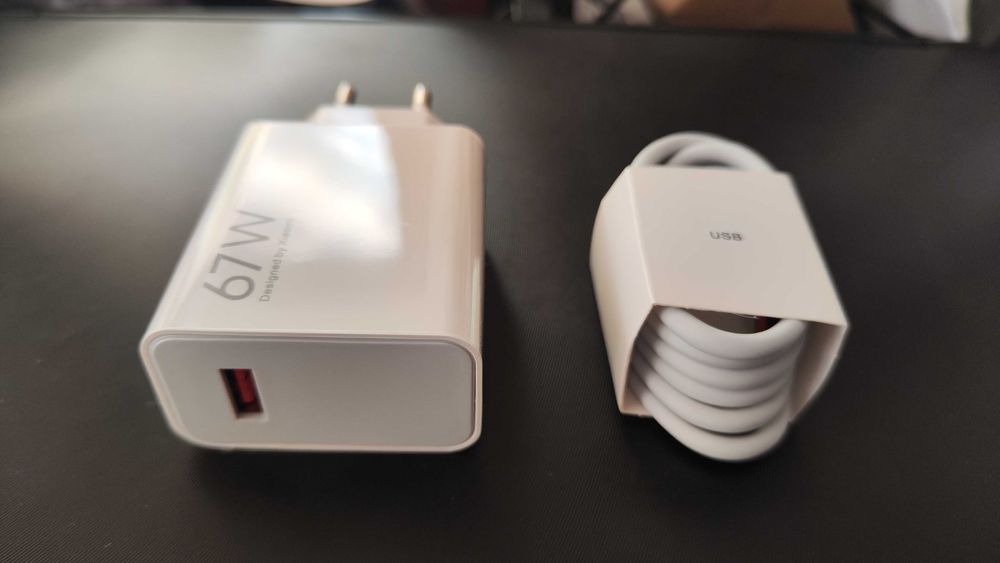 НОВО Оригинално Бързо зарядно Xiaomi 67W USB C с кабел