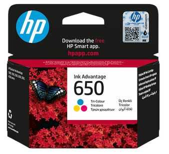 Касета HP 650, Black и Tri-color
