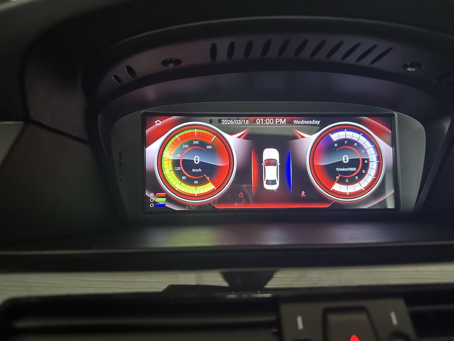 Navigatie android 8 GB BMW e60 e61 e90 Carplay Waze YouTube