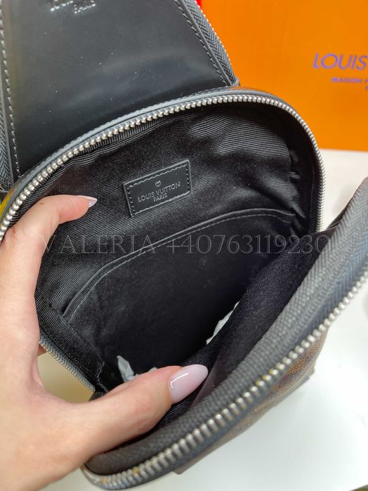 Borseta Louis Vuitton - Slingback Avenue Damier ebene