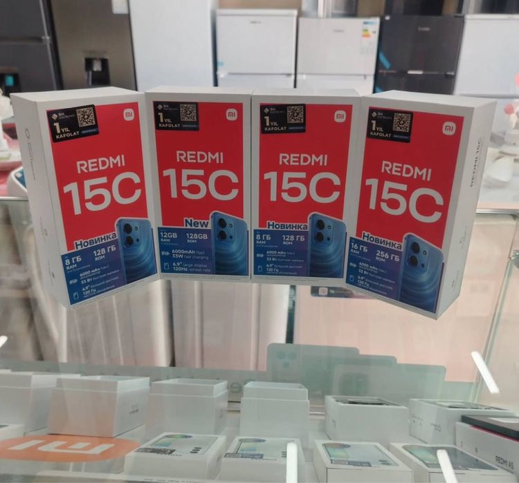 Redmi 15 C 8/256 4/256 6/128 4/128