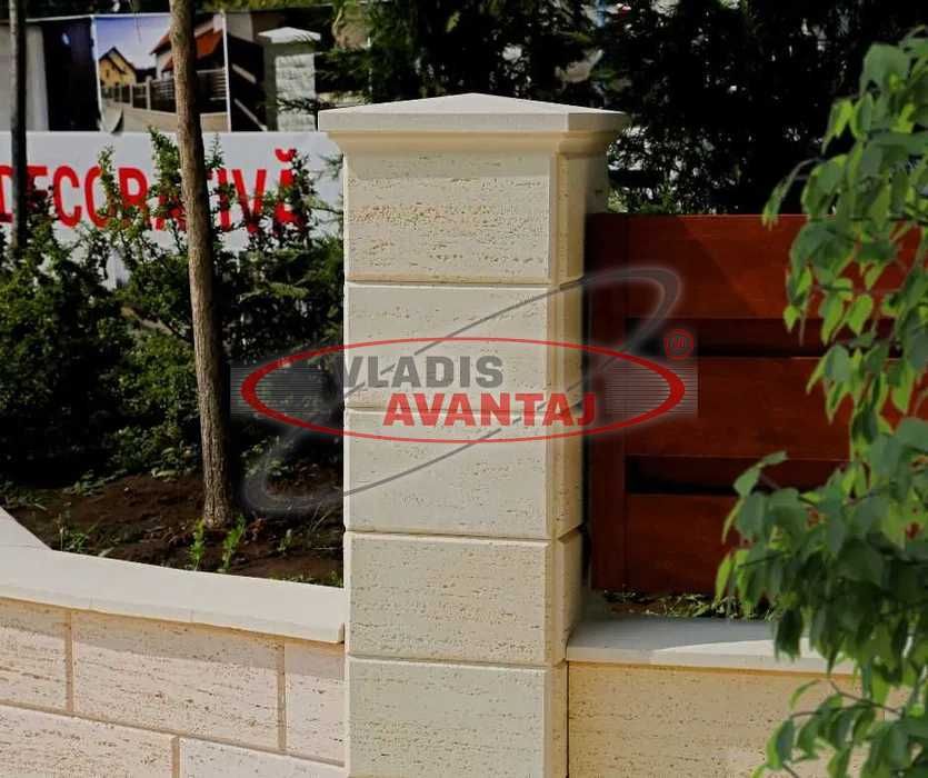 Placaj travertin,compozit 50x20x2;40x20x2 vein-cut