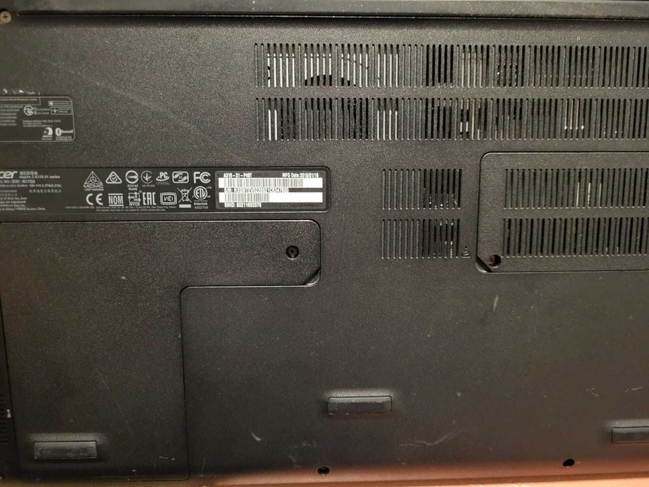 Acer Aspire A315-31-P49T 15.6" CPU Intel Pentium N4200 2.5GHz 4Gb DDR3 SSD 128Gb M2.Sata