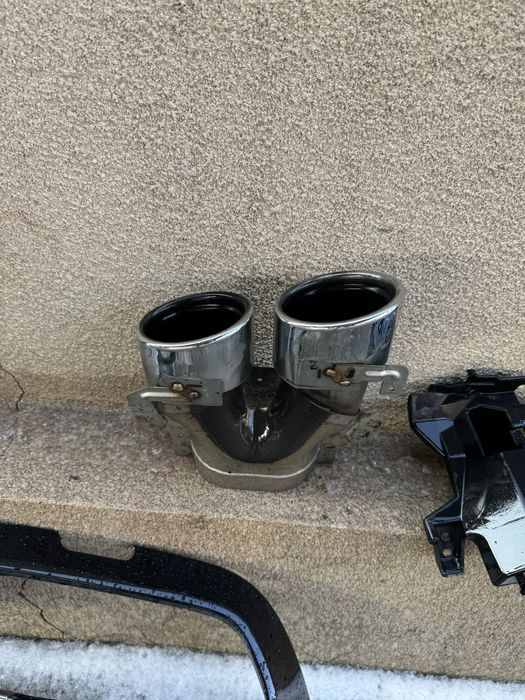 Задний диффузор на mercedes benz e53