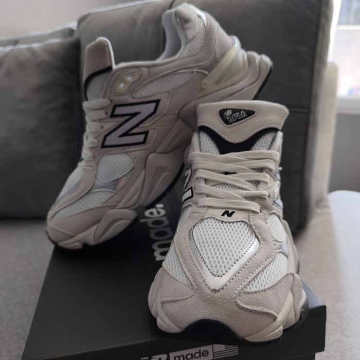 New Balance 9060 'White Black Metallic Silver' 43-45