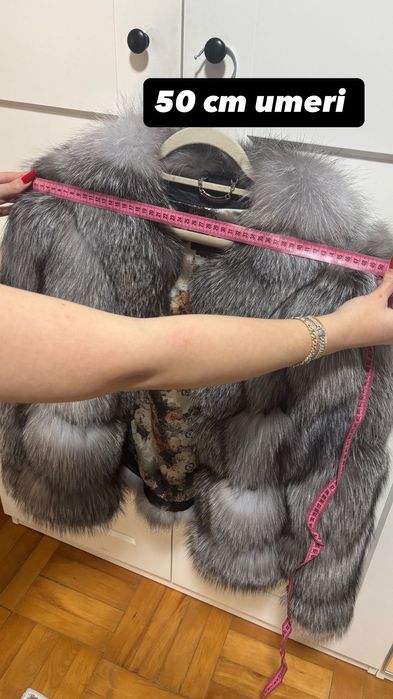 Blană naturală de vulpe