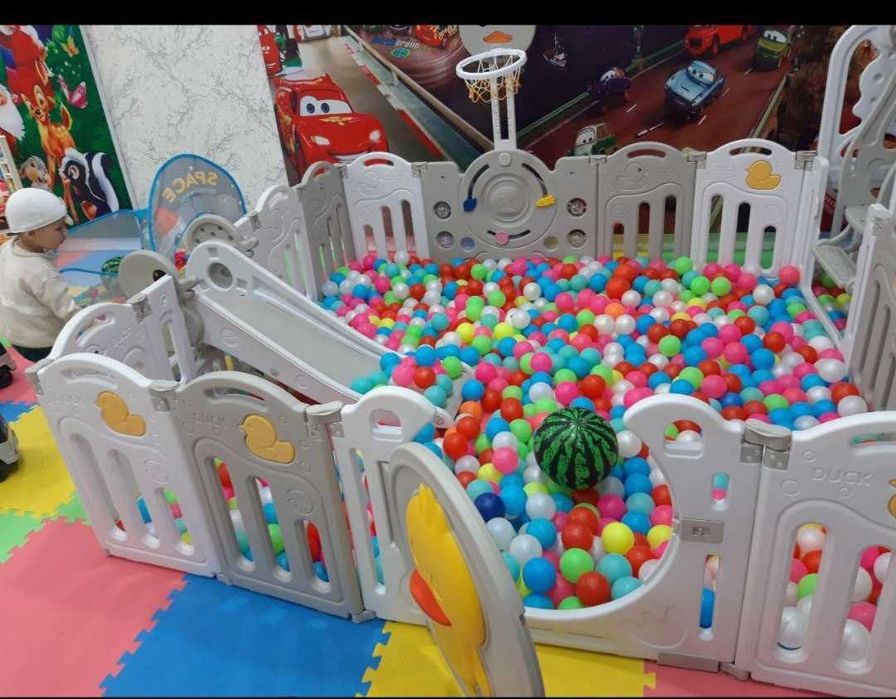 Даставка бесплатная. Детская огрождения 4в1 манеж