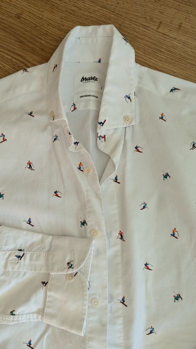 Бяла риза brava fabric ™/164-170 см/