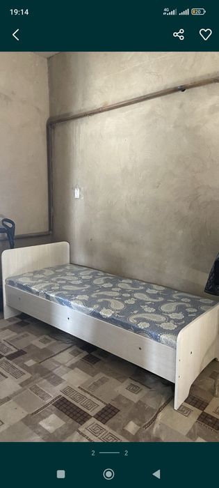 Продается односпальная кровать