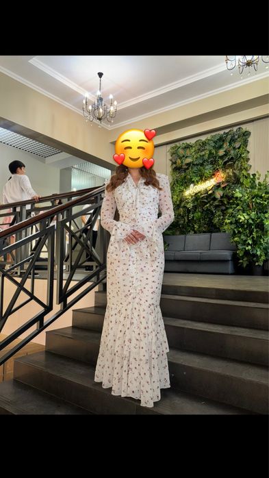 Красивое нежное платье