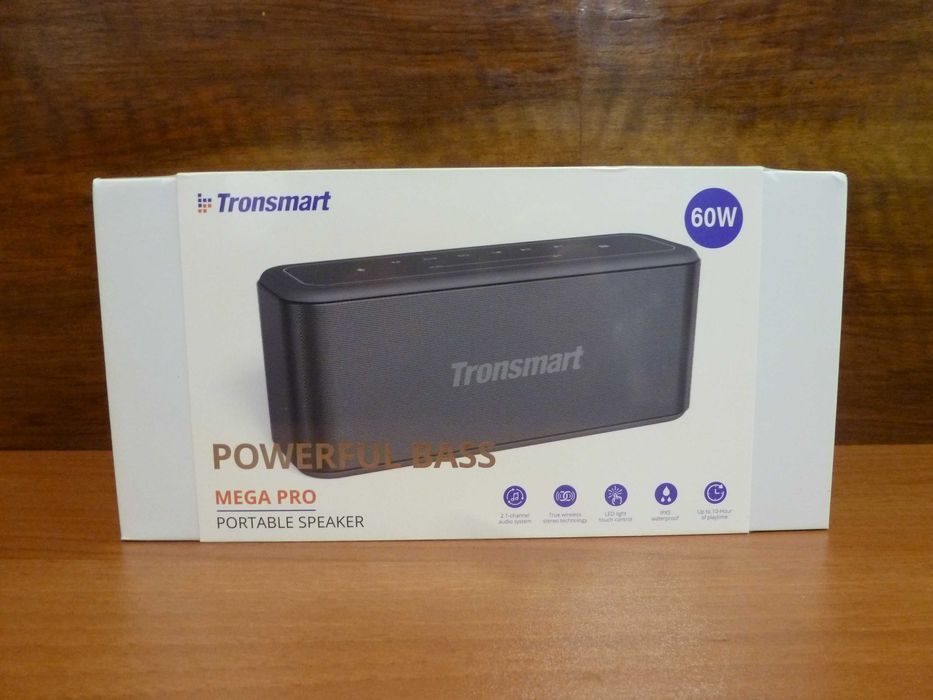 Нова 60 вата Tronsmart Mega Pro- Bluetooth TWS колона с качествен звук