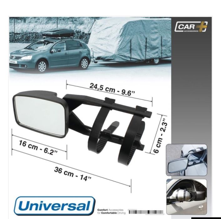 Странично огледало за каравана, кемпер, кола