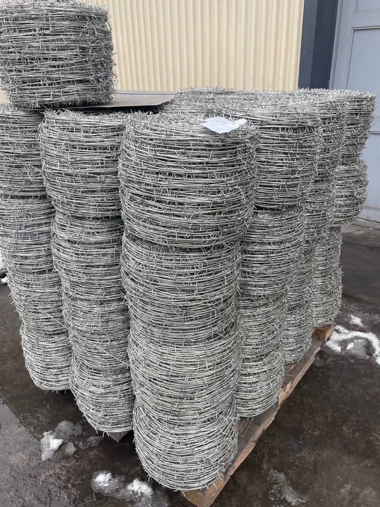 Колючая Проволока Оцинкованная и Чёрная: 15 500 сум - Металлопрокат ...