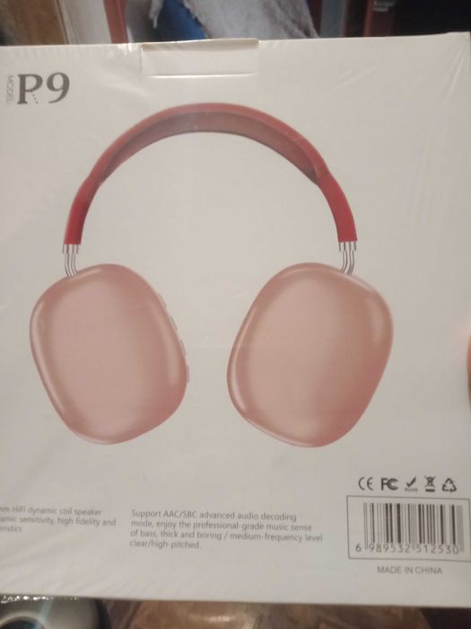 Наушники P9 (розовые для девочек)