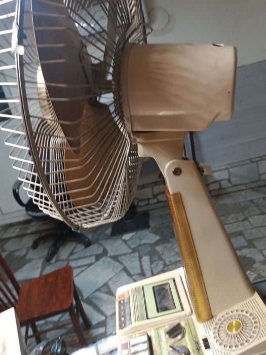 Ретро вентилатор National F-401C с КАСЕТОФОН – Колекционерски!