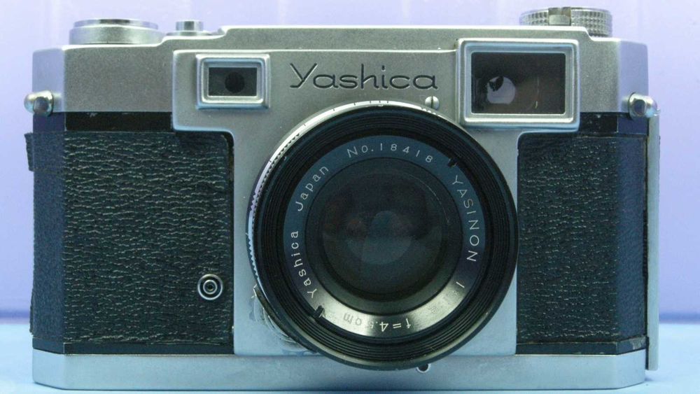 Yashica 35 Yashinon 1.9 45, aparat foto colectie rar copia contax