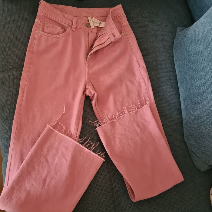 Цветен деним панталон"WEEKDAY