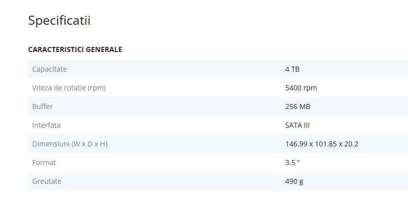 HardDisk IronWolf 4TB nou