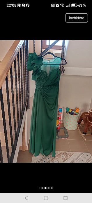 Rochie eleganta verde