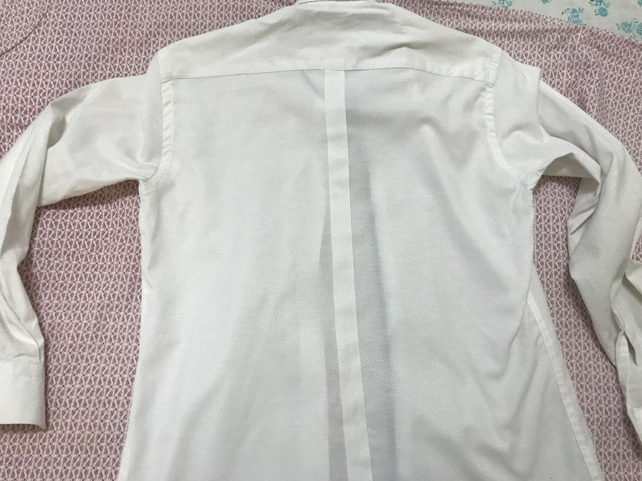 Мужская белая рубашка  Турция на мальчика 12-13
