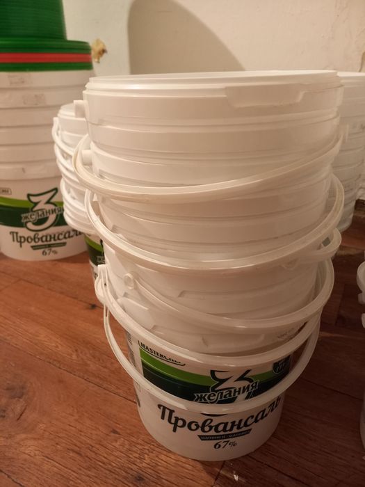 Пластиковые ведра бу 100тг