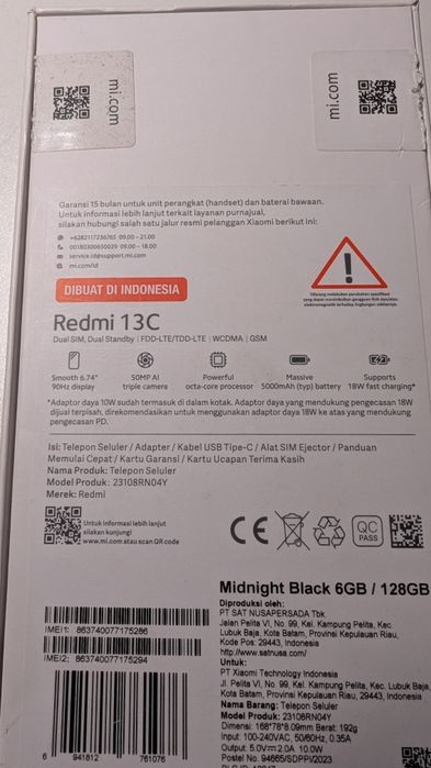 Смартфон Redmi 13C