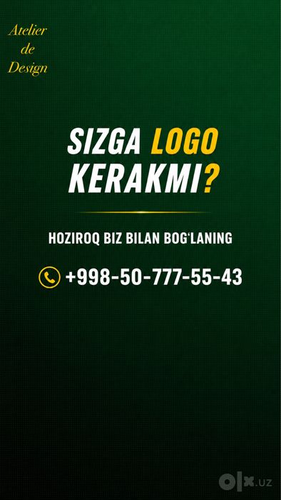Arzon Narxda logo yasash xizmati