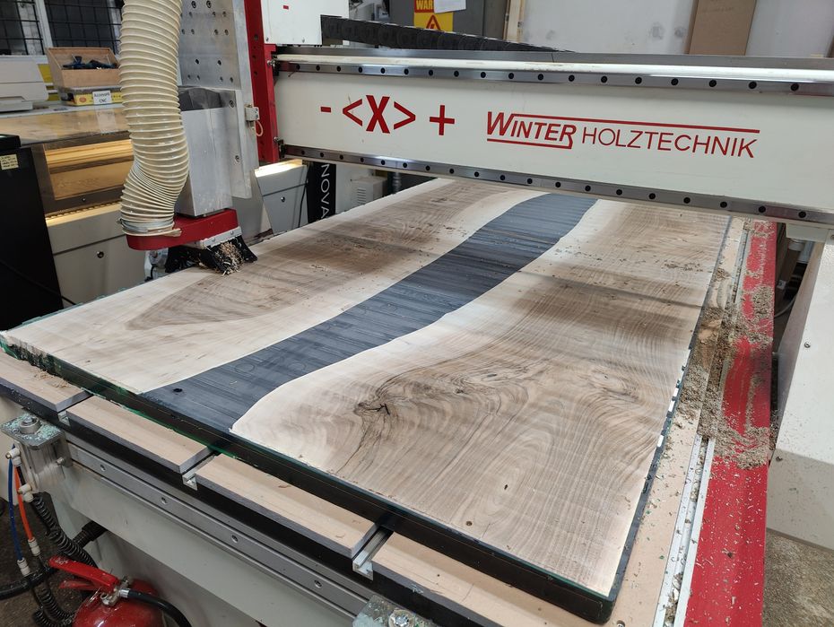 Planare CNC blaturi lemn rasina
