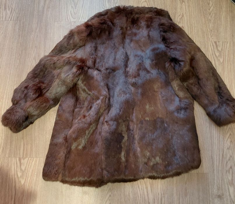 Haină de blană de iepure