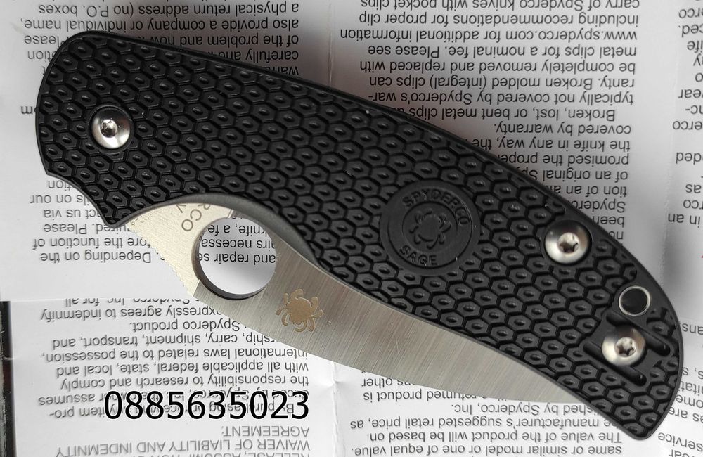Сгъваем нож Spyderco C123 Sage 5