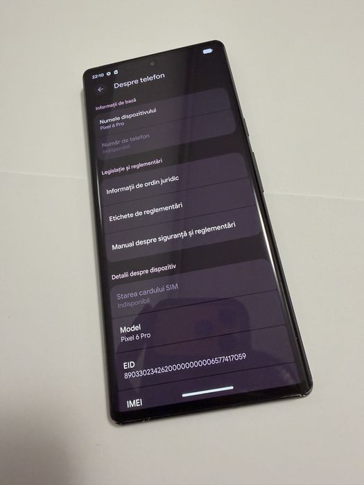 Google Pixel 6 Pro / 128 GB Memorie / Liber De Retea