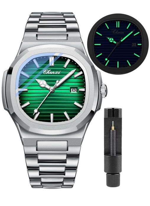 Мъжки часовник Chenxi с подарък иструмент.