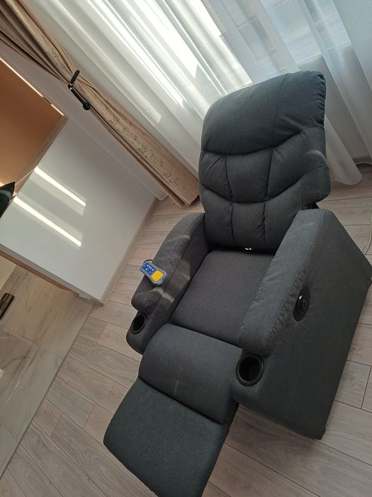 Fotoliu de masaj electric , gri